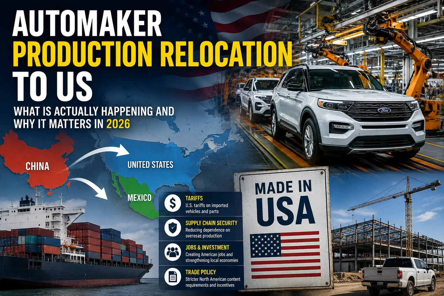 Automaker Production Relocation to US